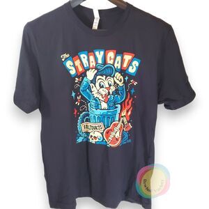 Stray Cats Tour Shirt Multi-Size L XL 2025 Band Tee
